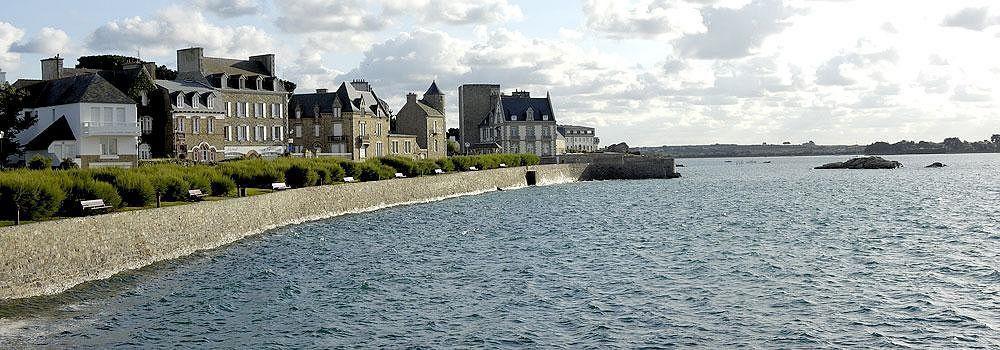 Hôtel Aux Tamaris - Vue Mer Roscoff Exterior foto